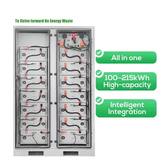 Szafa do magazynowania energii z akumulatorów litowych o pojemności 120 kW do użytku w porcie