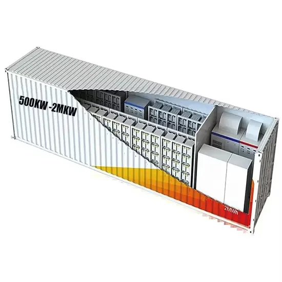 Specyfikacja produktu do magazynowania energii w kontenerach